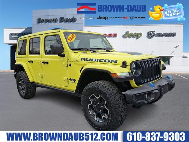2022 Jeep Wrangler 4xe Unlimited Rubicon 4x4 2022 Jeep Wrangler 4xe Unlimited Rubicon 4x4