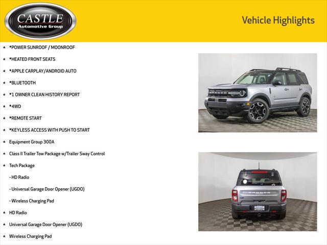 2022 Ford Bronco Sport Outer Banks 2022 Ford Bronco Sport Outer Banks