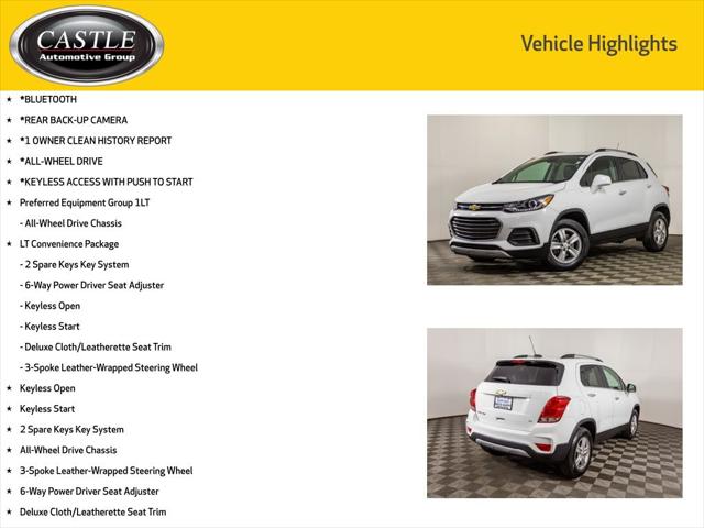 2020 Chevrolet Trax AWD LT 2020 Chevrolet Trax AWD LT