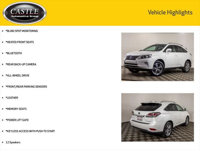 2015 Lexus RX 450h 450h 2015 Lexus RX 450h 450h