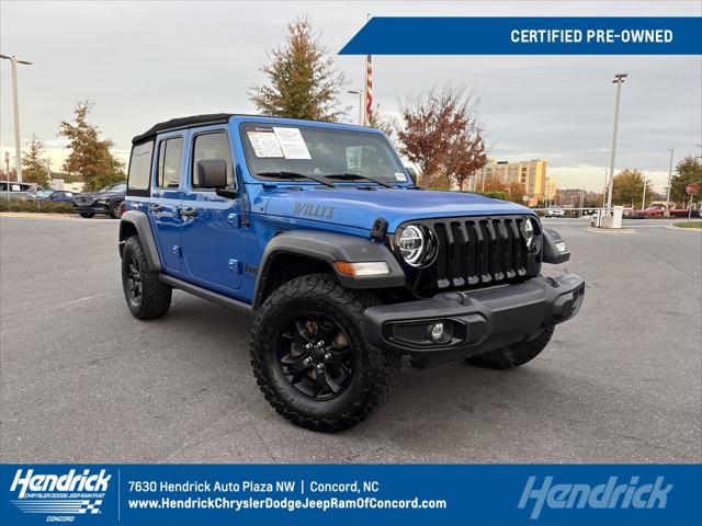 2021 Jeep Wrangler Unlimited Willys 4x4 2021 Jeep Wrangler Unlimited Willys 4x4