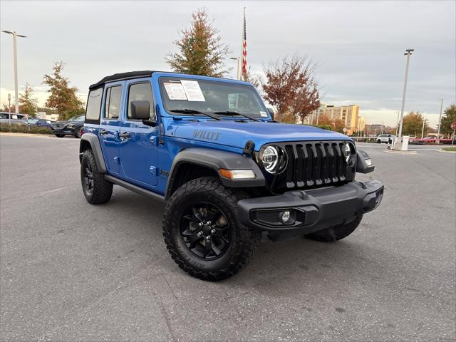 2021 Jeep Wrangler Unlimited Willys 4x4 2021 Jeep Wrangler Unlimited Willys 4x4