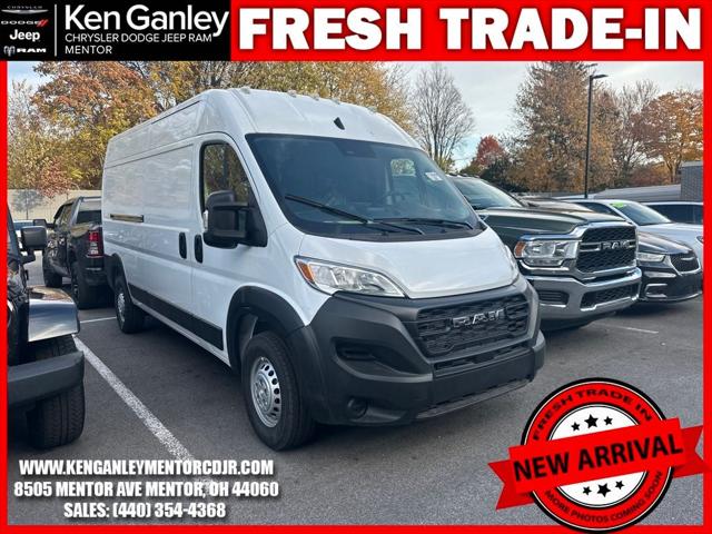 2025 RAM ProMaster 2500 Cargo Van Tradesman High Roof 159 WB w/Pass Seat 2025 RAM ProMaster 2500 Cargo Van Tradesman High Roof 159 WB w/Pass Seat