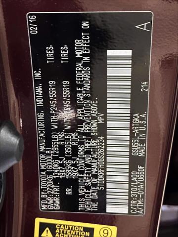 2016 Toyota Highlander Limited V6 [33]