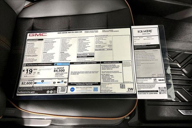 2026 GMC Canyon AT4, 4WD