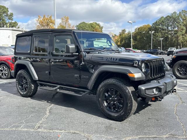 2021 Jeep Wrangler Unlimited Willys 4x4 2021 Jeep Wrangler Unlimited Willys 4x4