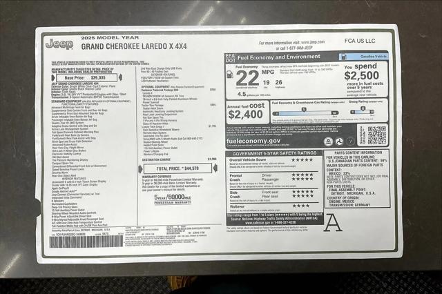 2025 Jeep Grand Cherokee Laredo X 4x4