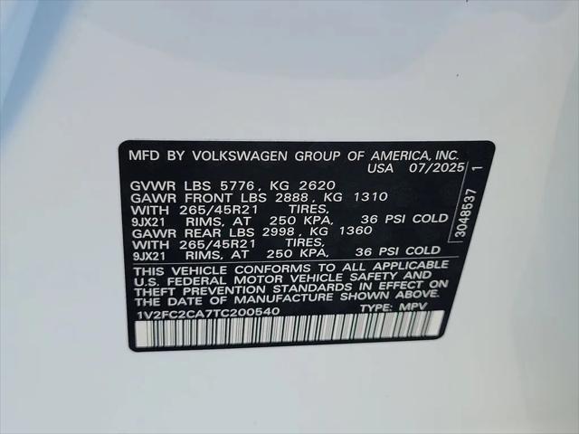 2026 Volkswagen Atlas Cross Sport SEL Premium R-Line