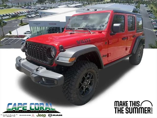 2026 Jeep Wrangler 4-Door Willys 4x4 for sale in Cape Coral, FL