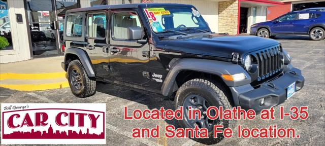 2018 Jeep Wrangler Unlimited Sport 4x4 for sale in Olathe, KS