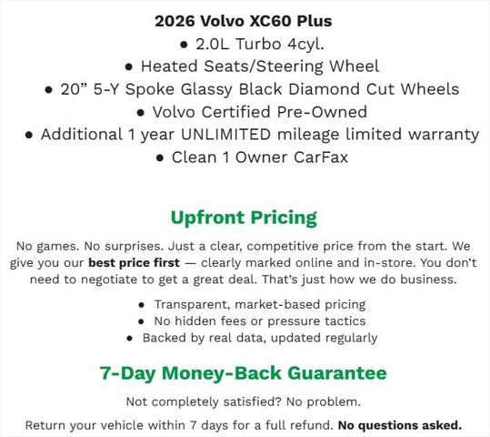 2026 Volvo XC60 B5 Plus