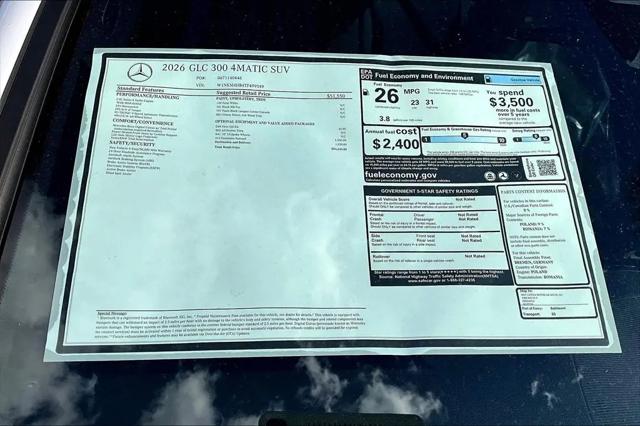 2026 Mercedes-Benz GLC GLC 300