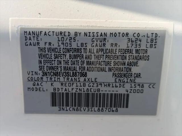 2025 Nissan Versa 1.6 SV