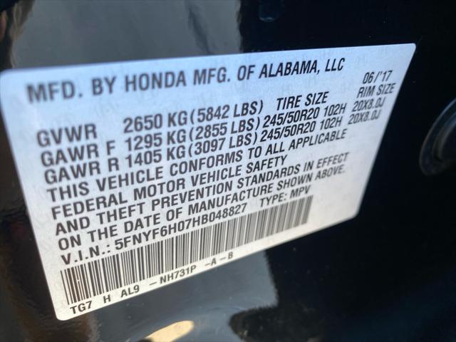 2017 Honda Pilot Elite