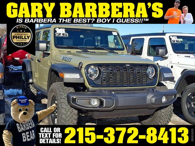 2026 Jeep Wrangler WRANGLER 4-DOOR WILLYS