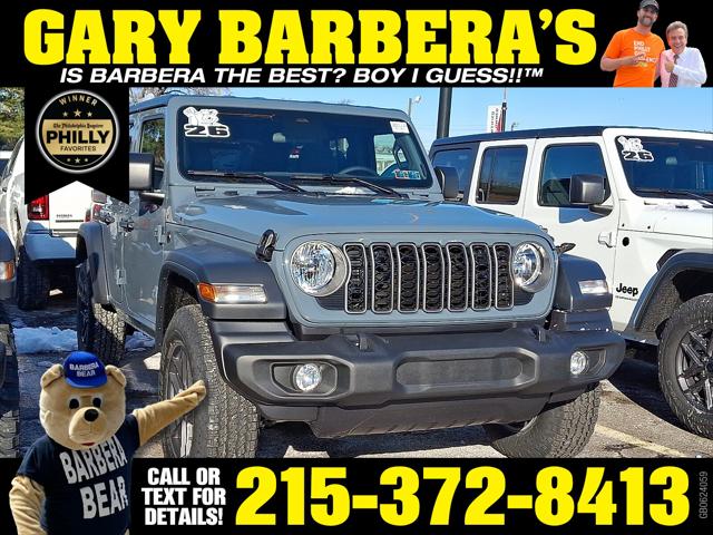 2026 Jeep Wrangler WRANGLER 4-DOOR SPORT S