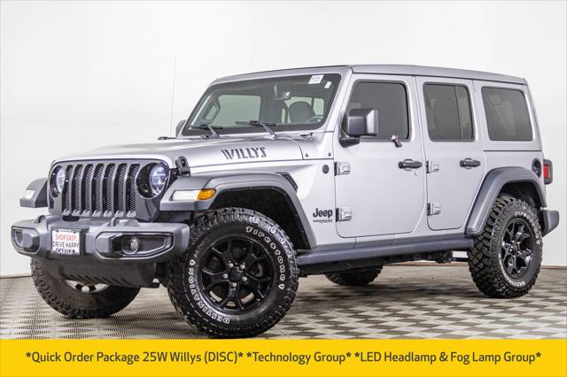 2021 Jeep Wrangler Unlimited Willys 4x4 2021 Jeep Wrangler Unlimited Willys 4x4