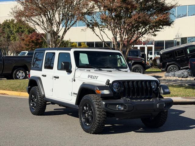 2022 Jeep Wrangler Unlimited Willys Sport 4x4 2022 Jeep Wrangler Unlimited Willys Sport 4x4