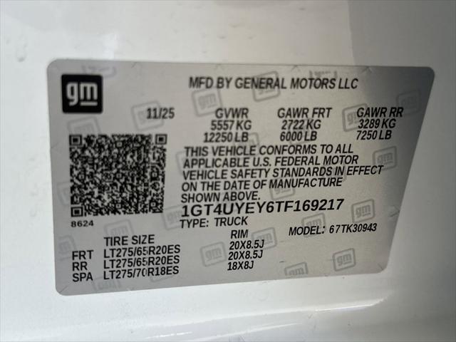 2026 GMC Sierra 3500HD Crew Cab, Long Bed, Denali Ultimate Dual Rear Wheel, 4WD