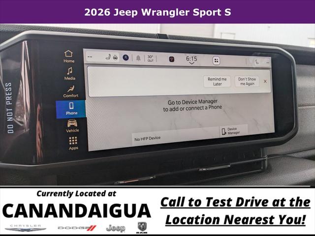 2026 Jeep Wrangler Sport S