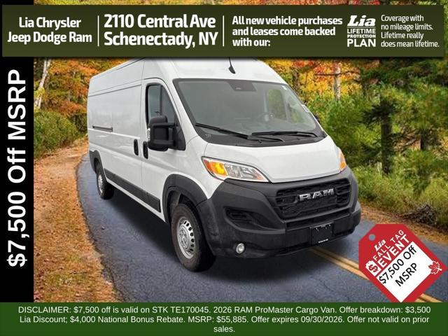 2026 RAM Ram ProMaster RAM PROMASTER 2500 TRADESMAN CARGO VAN HIGH ROOF 159 WB 2026 RAM Ram ProMaster RAM PROMASTER 2500 TRADESMAN CARGO VAN HIGH ROOF 159 WB