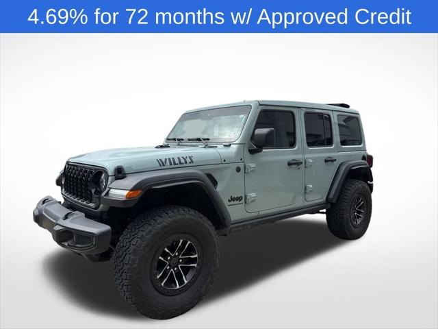 2024 Jeep Wrangler 4-Door Willys 4x4 2024 Jeep Wrangler 4-Door Willys 4x4