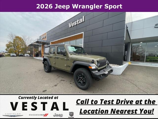2026 Jeep Wrangler WRANGLER 4-DOOR SPORT 2026 Jeep Wrangler WRANGLER 4-DOOR SPORT