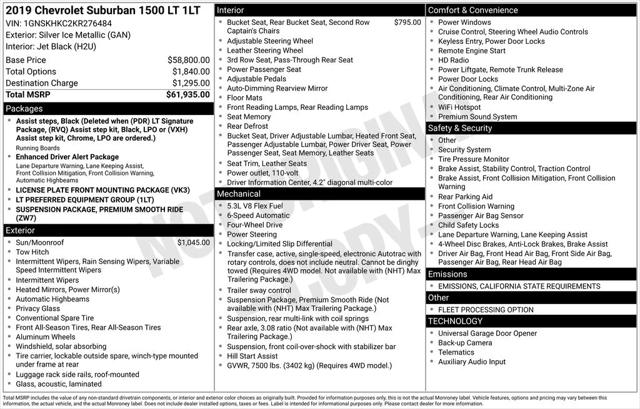 2019 Chevrolet Suburban LT