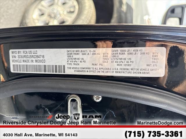 2024 RAM 2500 Big Horn Crew Cab 4x4 64 Box 2024 RAM 2500 Big Horn Crew Cab 4x4 64 Box