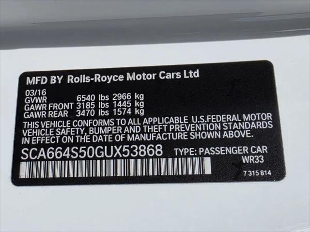 2016 Rolls-Royce Ghost Standard