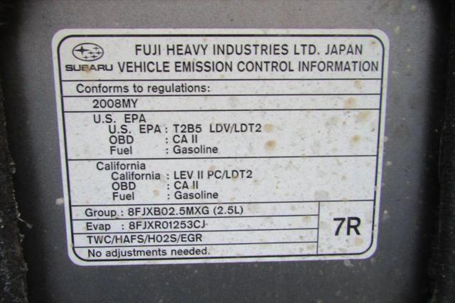 2008 Subaru Outback 2.5i