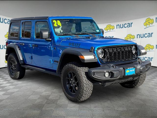 2024 Jeep Wrangler 4-Door Willys 4x4 for sale in Norwood, MA