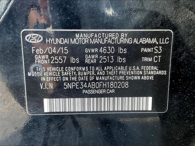 2015 Hyundai Sonata Limited 2.0T