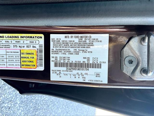 2019 Ford Fusion SE
