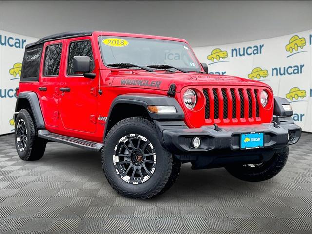 2018 Jeep Wrangler Unlimited Sport S 4x4 for sale in Norwood, MA