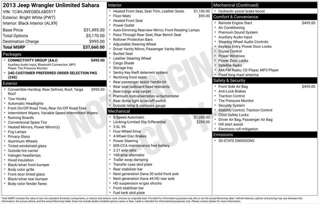 2013 Jeep Wrangler Unlimited Sahara 2013 Jeep Wrangler Unlimited Sahara