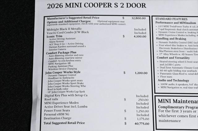 2026 MINI Hardtop Cooper S