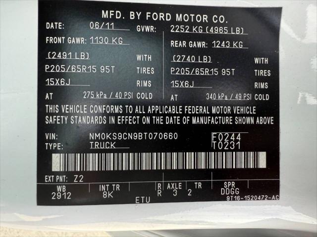 2011 Ford Transit Connect XLT Premium