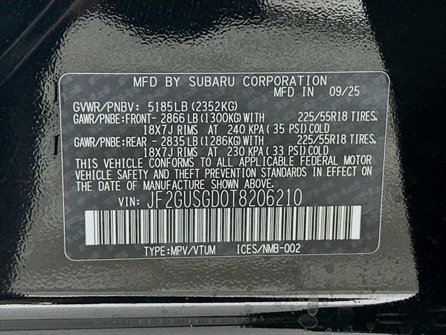 2026 Subaru Crosstrek Sport