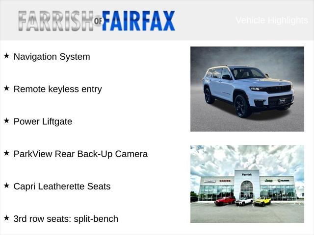 2025 Jeep Grand Cherokee GRAND CHEROKEE L LIMITED 4X4 2025 Jeep Grand Cherokee GRAND CHEROKEE L LIMITED 4X4