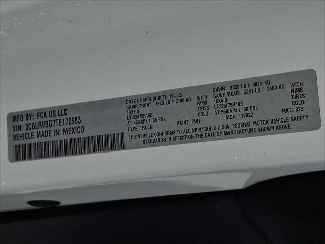 2026 Ram ProMaster Cargo Van Tradesman High Roof 136" WB w/Pass Seat