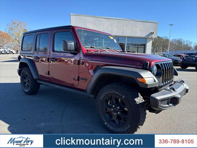 2021 Jeep Wrangler Unlimited Willys 4x4 2021 Jeep Wrangler Unlimited Willys 4x4