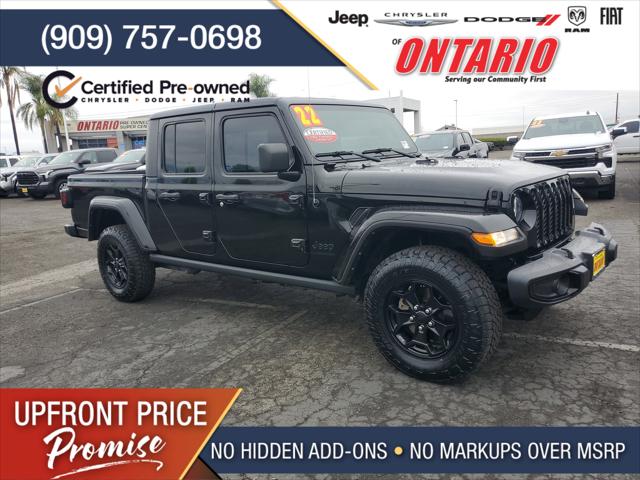 2022 Jeep Gladiator Willys 4x4 2022 Jeep Gladiator Willys 4x4