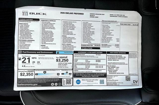 2026 Buick Enclave Preferred FWD