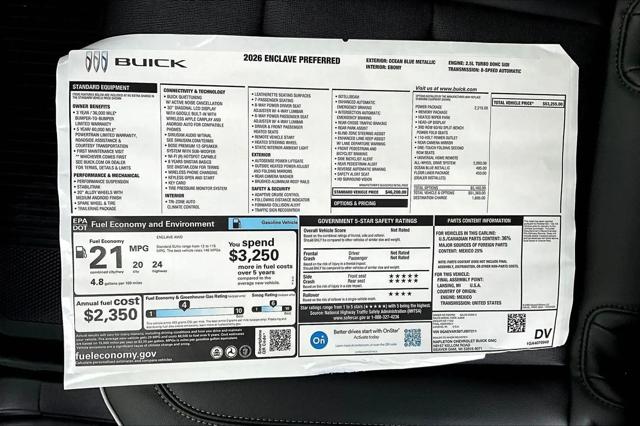 2026 Buick Enclave Preferred FWD