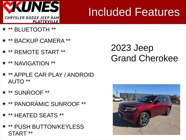 2023 Jeep Grand Cherokee 4xe Overland 2023 Jeep Grand Cherokee 4xe Overland