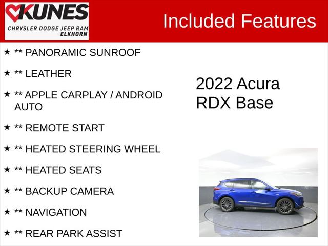 2022 Acura RDX A-SPEC Advance Package