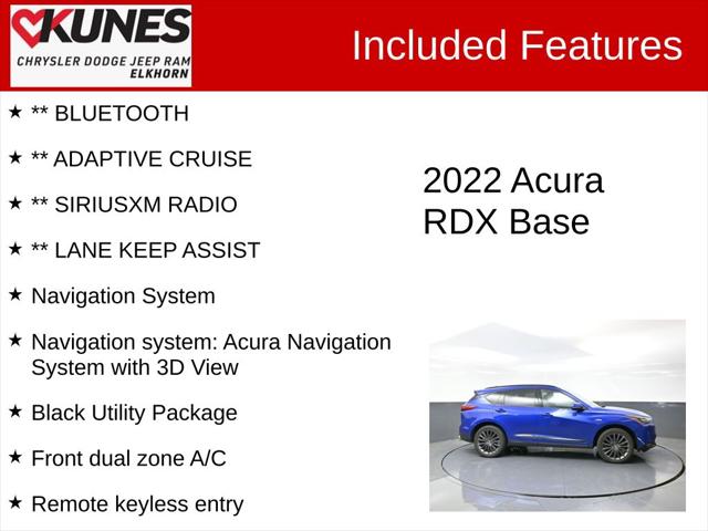 2022 Acura RDX A-SPEC Advance Package