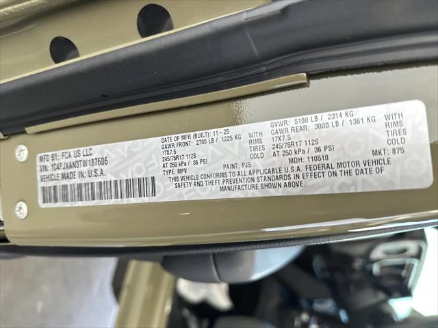 2026 Jeep Wrangler Sport S