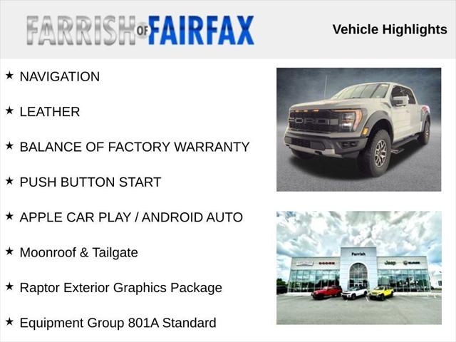 2023 Ford F-150 Raptor 2023 Ford F-150 Raptor